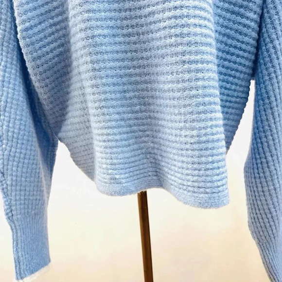 NWT SO GOODS FOR LIFE Juniors Long Sleeve Vneck Collar Pullover Blue Sweater XXL - Picture 9 of 12